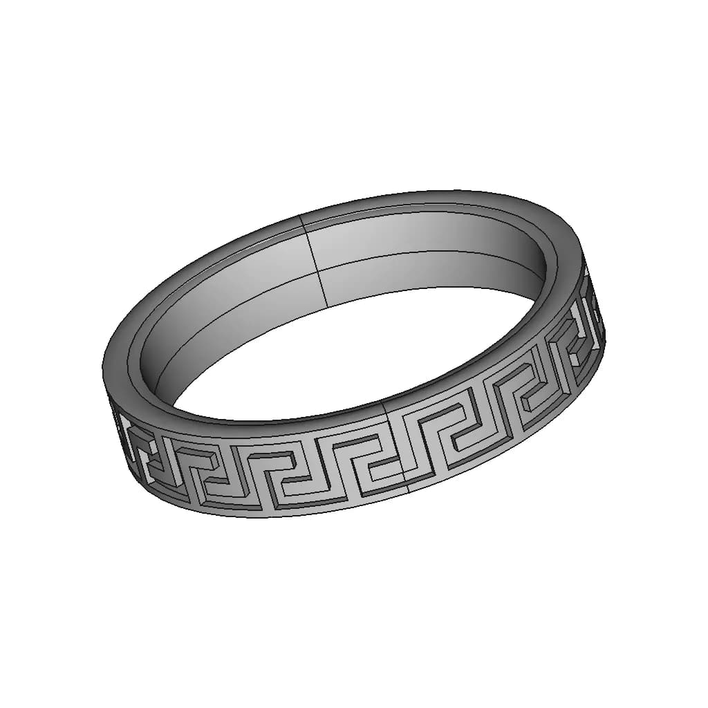 Ring_Ornament | High-Quality CAD Model_60_30_degree_snapshot