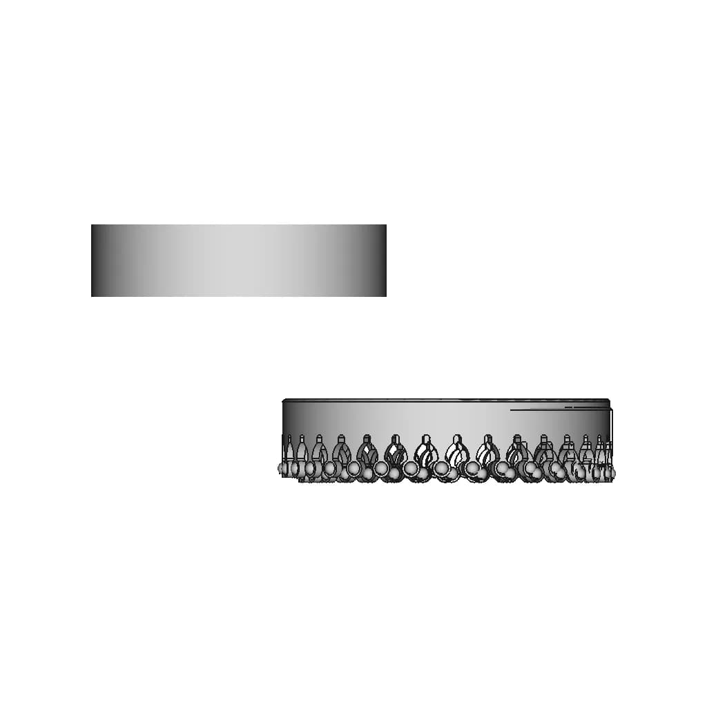 Golden Crown With Jewels | High-Quality CAD Model_270_0_degree_snapshot