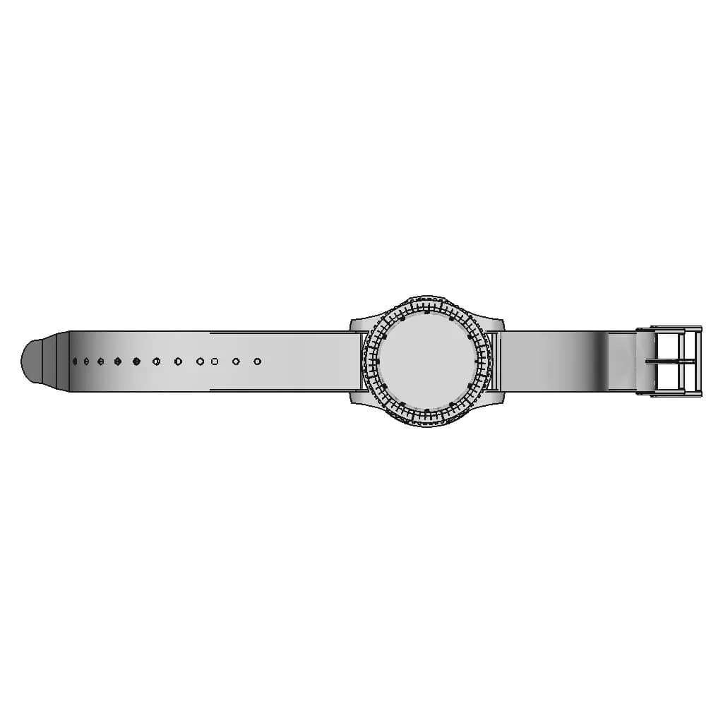 Samsung Gear Watch S3 Frontier | 3D Engineering Design File_270_0_degree_snapshot