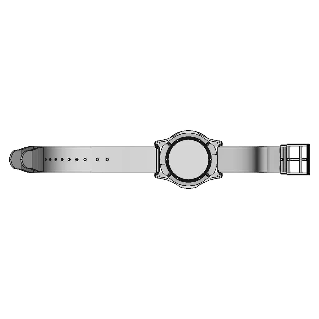 Samsung Gear Watch S3 Frontier | 3D Engineering Design File_90_0_degree_snapshot
