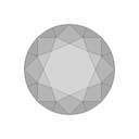 Diamond (Round Brilliant Cut) | 3D Engineering Design File_270_0_degree_snapshot