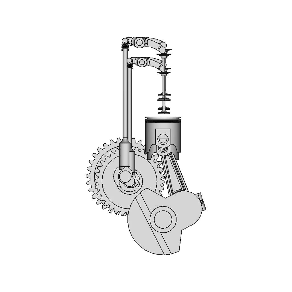 Ic Engine | High-Quality CAD Model_0_0_degree_snapshot