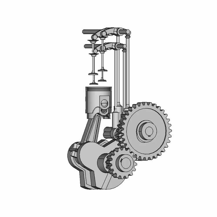 Ic Engine | High-Quality CAD Model