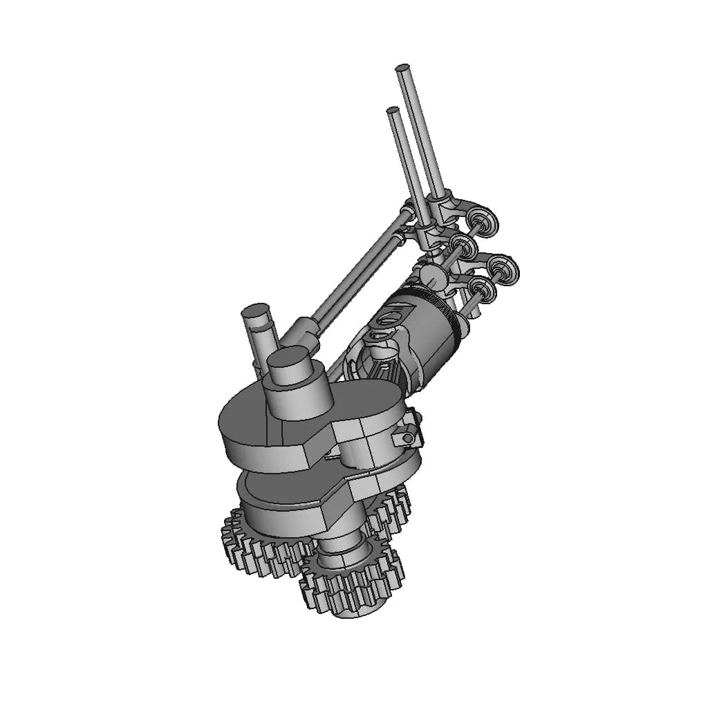Ic Engine | High-Quality CAD Model_60_30_degree_snapshot