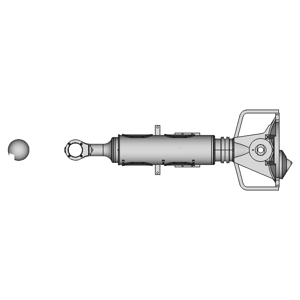 Аппарат Тяговый Поглащающий - Standard Mechanical Component_90_0_degree_snapshot