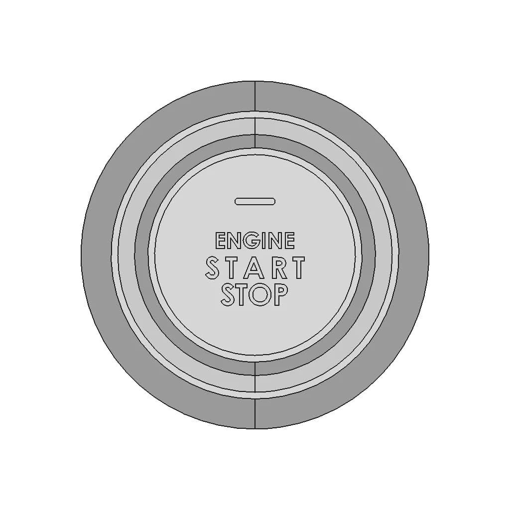 Ev Vehicle Push Start Button | High-Quality CAD Model_270_0_degree_snapshot