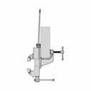 Mechanical Bench Vise And Slotted Screwdriver - Standard Mechanical Component_0_90_degree_snapshot