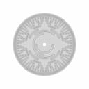 9 Bit Encoder Disc | 3D Engineering Design File_90_0_degree_snapshot