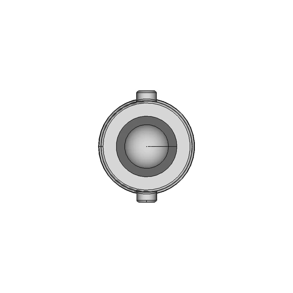 Light Bulb T4W 24V - Ba9S | High-Quality CAD Model_0_0_degree_snapshot