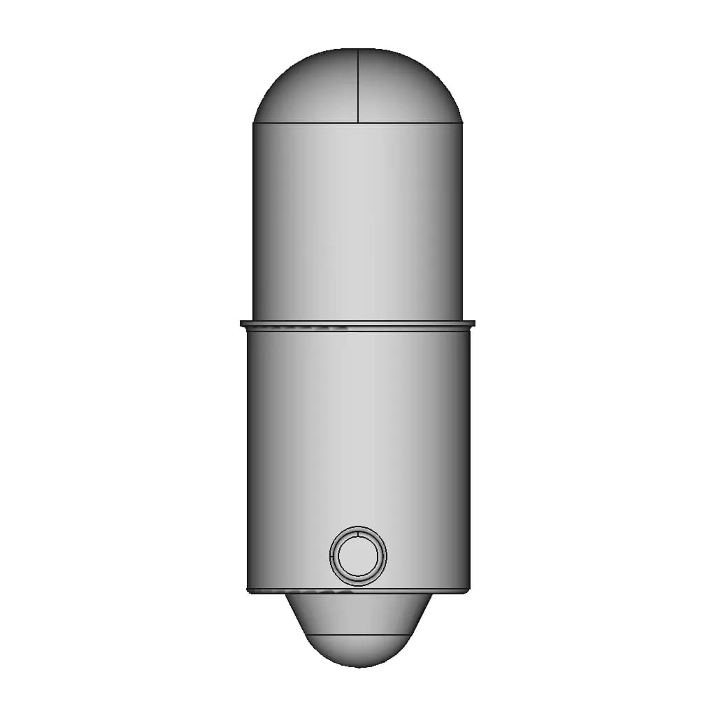 Light Bulb T4W 24V - Ba9S | High-Quality CAD Model_270_0_degree_snapshot