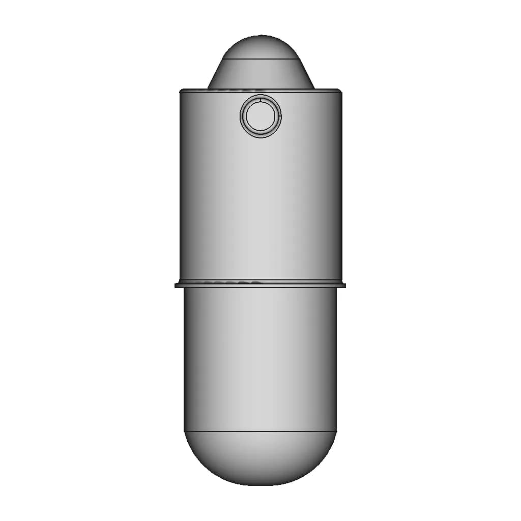 Light Bulb T4W 24V - Ba9S | High-Quality CAD Model_90_0_degree_snapshot