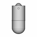 Light Bulb R5W 24V - Ba15S | High-Quality CAD Model_90_0_degree_snapshot