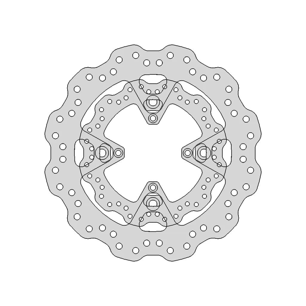 Motorcycle Brake Disc - Wavy - Standard Mechanical Component_90_0_degree_snapshot