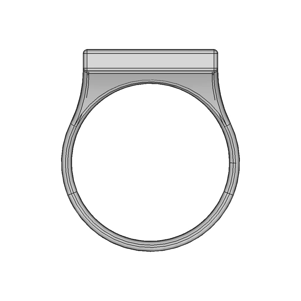 Signet Ring | High-Quality CAD Model_90_0_degree_snapshot
