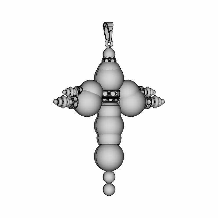 Cross Pendant - Standard Mechanical Component