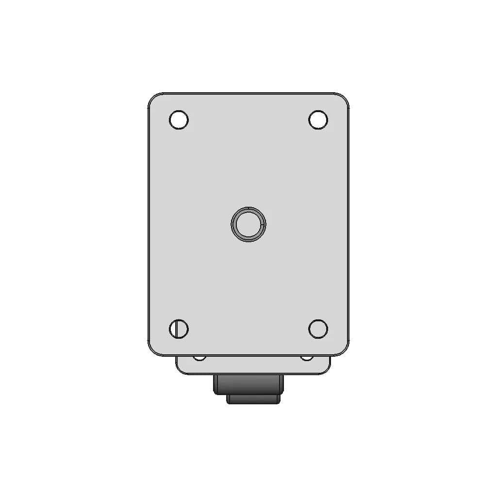 Iron And Polyurethane Wheel - Downloadable CAD Representation_0_0_degree_snapshot