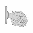 Iron And Polyurethane Wheel - Downloadable CAD Representation_0_90_degree_snapshot