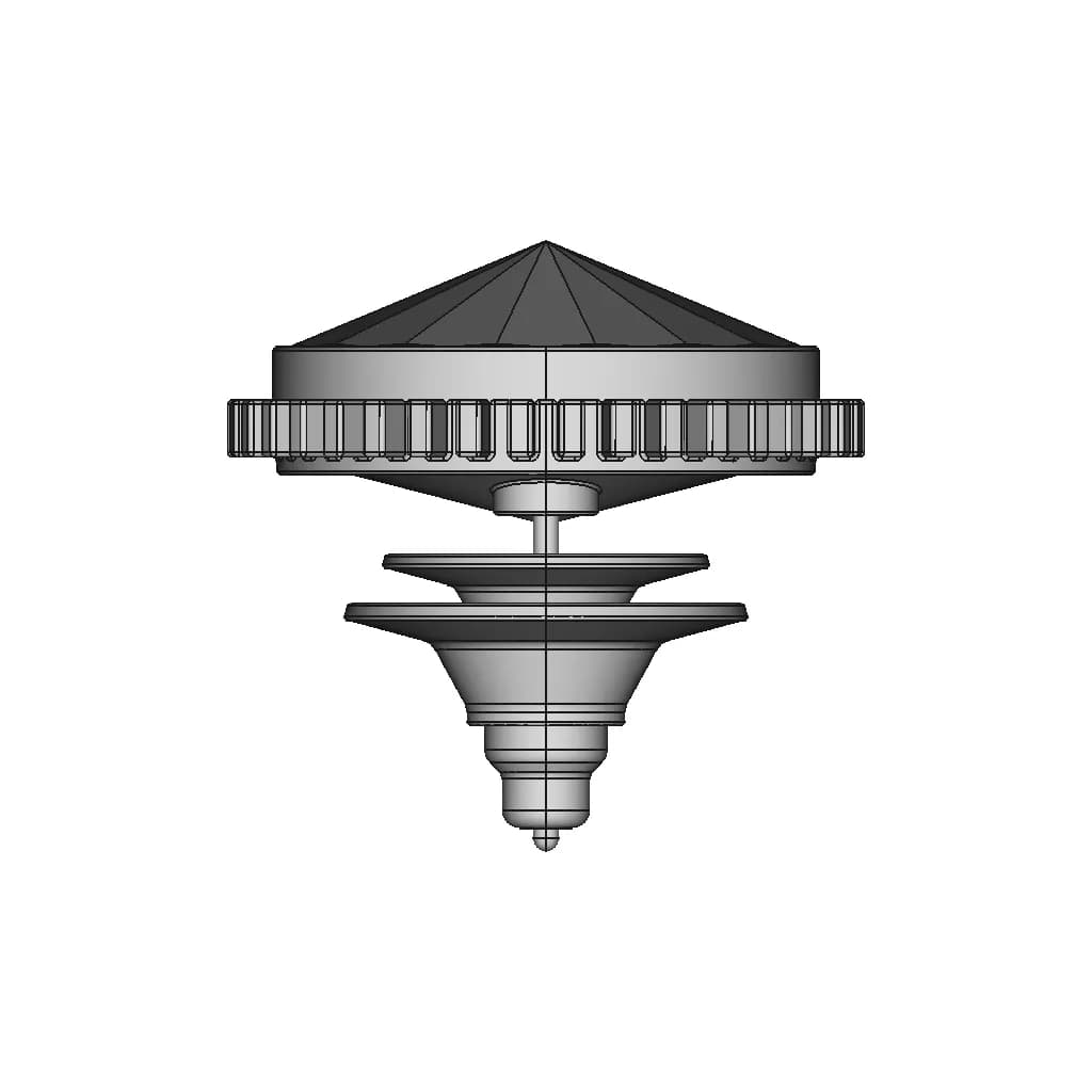 Earring - Standard Mechanical Component_0_90_degree_snapshot