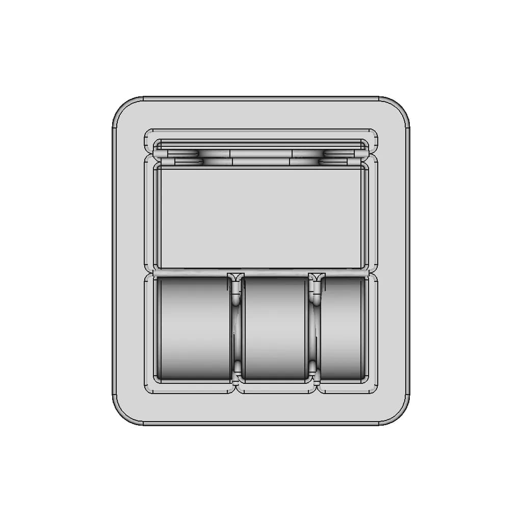 Isuzu D-Max Gen6 Console Money Tray | High-Quality CAD Model_0_0_degree_snapshot