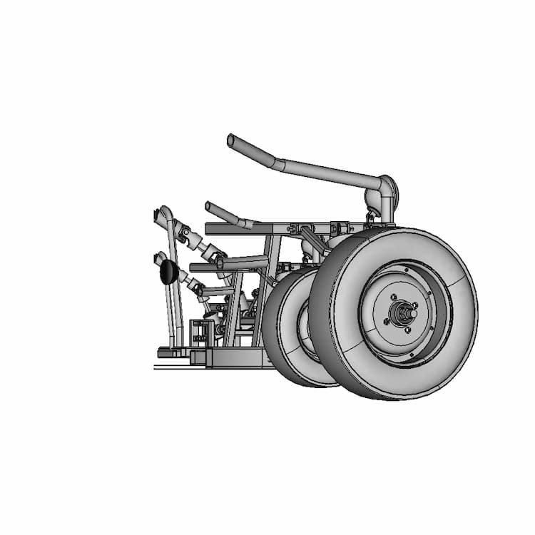 Double Wishbone Suspension With Chassis Structure | High-Quality CAD Model