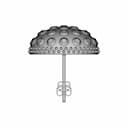 Earring - Standard Mechanical Component_0_90_degree_snapshot