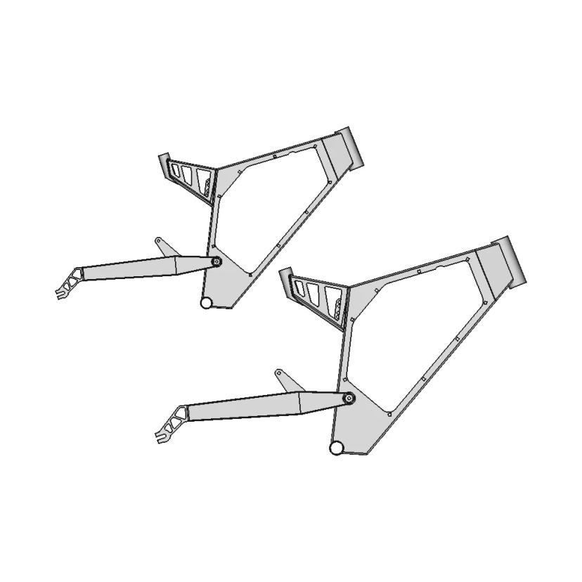 Qulbix 76 Frame Kit V0.1 | 3D Engineering Design File