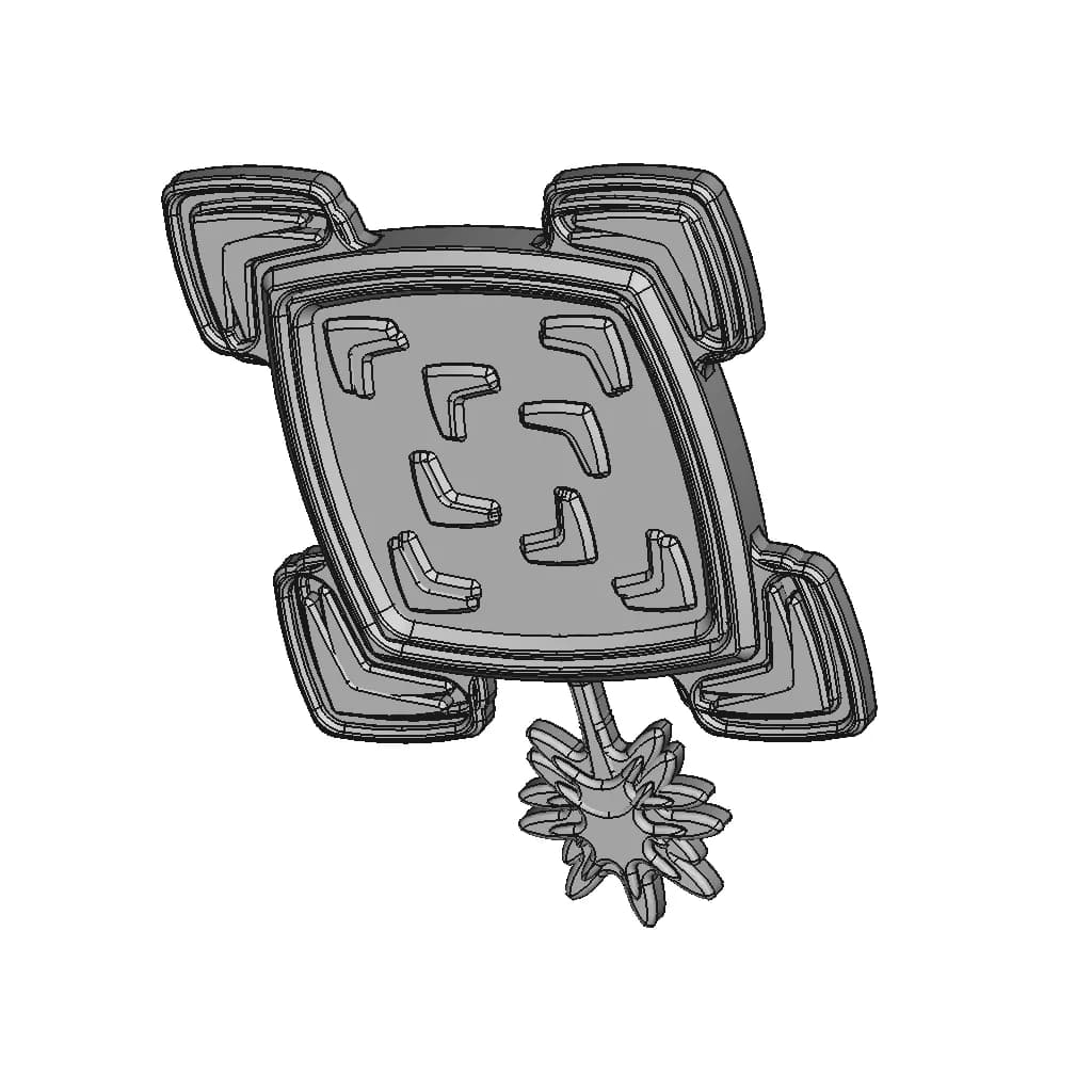 Earring 2 - Standard Mechanical Component_60_30_degree_snapshot