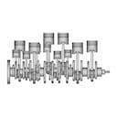Inline 6 Cylinder Engine (3000 Cc) - Downloadable CAD Representation_0_270_degree_snapshot