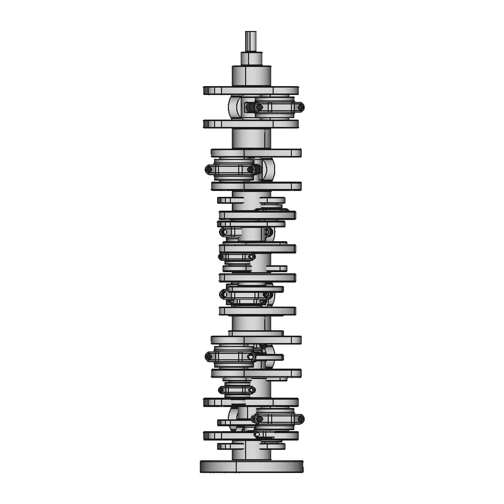 Inline 6 Cylinder Engine (3000 Cc) - Downloadable CAD Representation_90_0_degree_snapshot