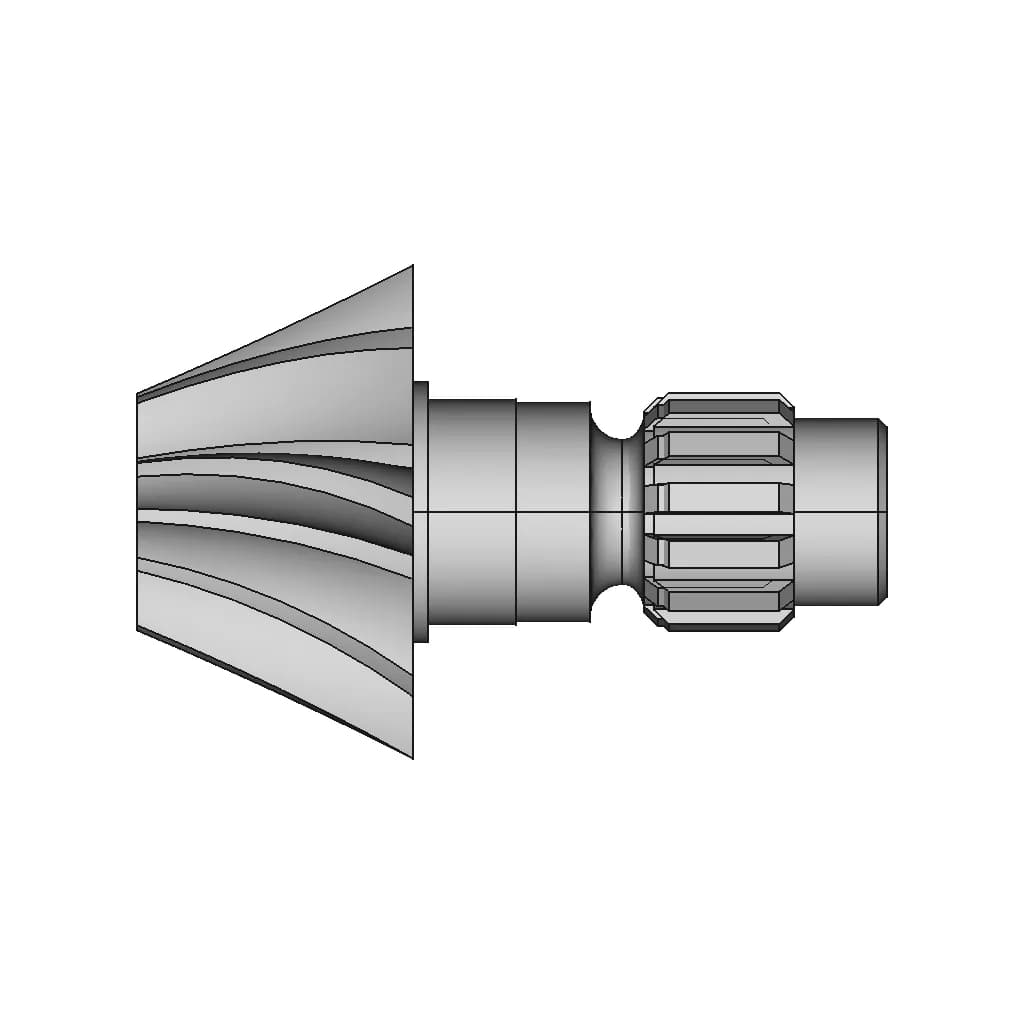 Helis Dişli - Standard Mechanical Component_0_90_degree_snapshot