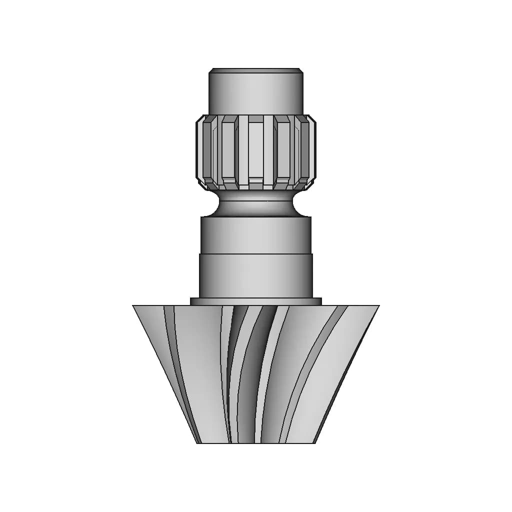 Helis Dişli - Standard Mechanical Component_270_0_degree_snapshot