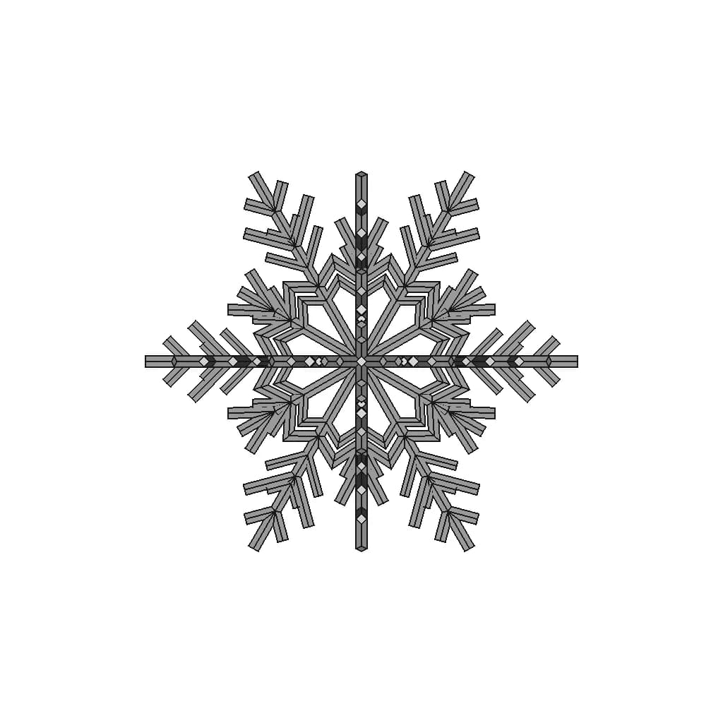 Snowflake | 3D Engineering Design File_0_0_degree_snapshot