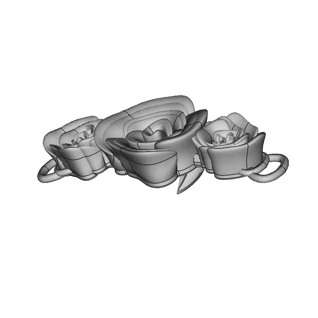 Rose Bracelet - Standard Mechanical Component_60_30_degree_snapshot