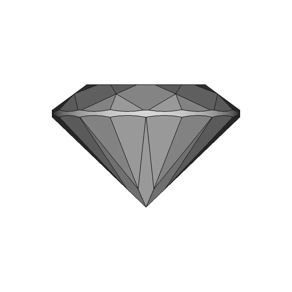 Diamond | 3D Engineering Design File_0_90_degree_snapshot