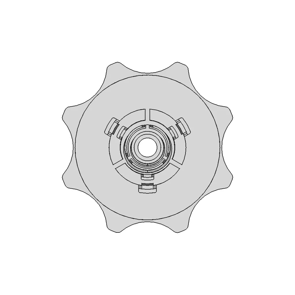 Audi A4 B8 Spare Nut - Downloadable CAD Representation_0_0_degree_snapshot