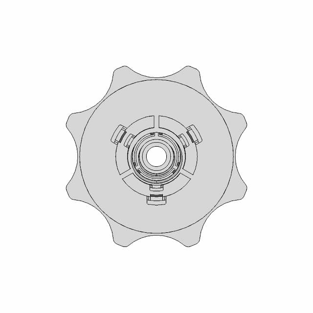Audi A4 B8 Spare Nut - Downloadable CAD Representation