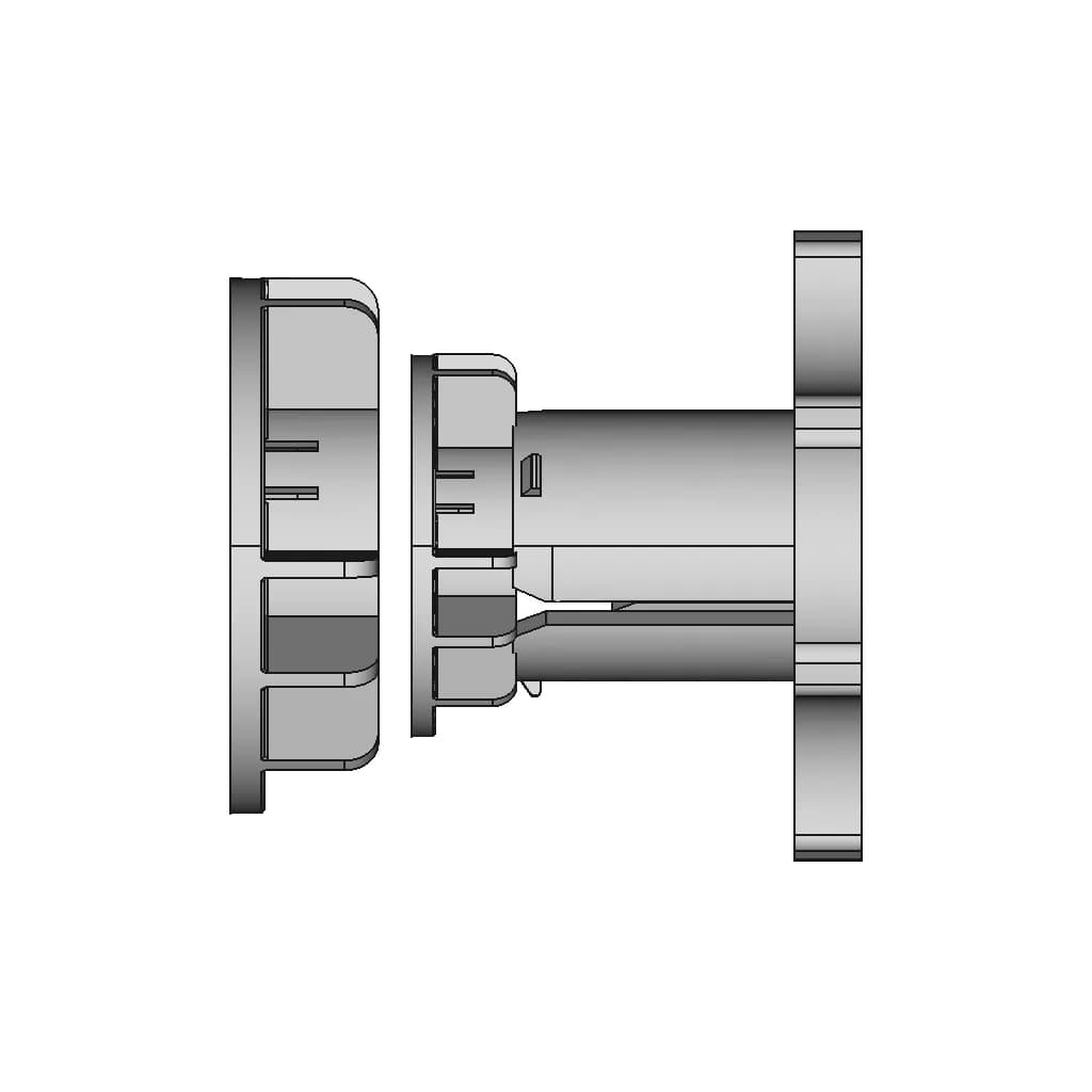 Audi A4 B8 Spare Nut - Downloadable CAD Representation_0_90_degree_snapshot