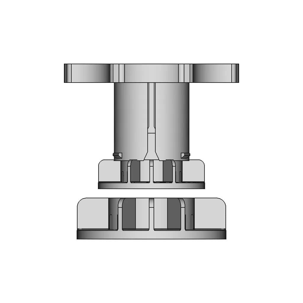 Audi A4 B8 Spare Nut - Downloadable CAD Representation_270_0_degree_snapshot