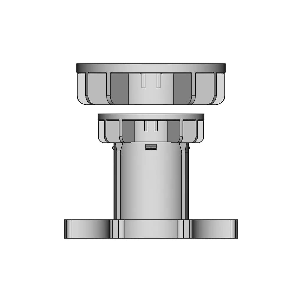 Audi A4 B8 Spare Nut - Downloadable CAD Representation_90_0_degree_snapshot