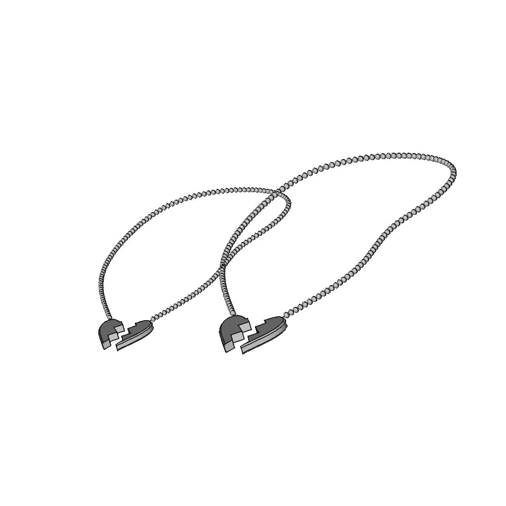 Broken Heart Necklace - Downloadable CAD Representation_60_30_degree_snapshot