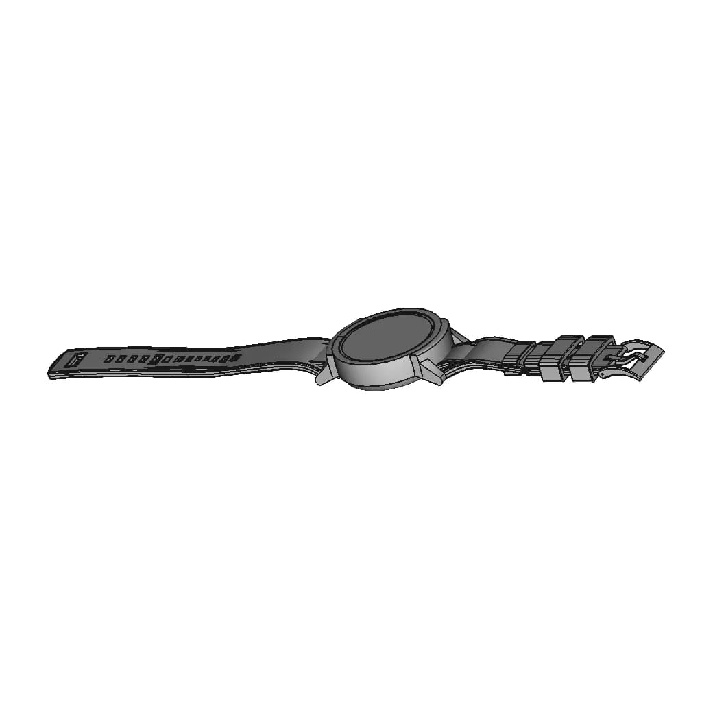 Tickwatch E | High-Quality CAD Model_60_30_degree_snapshot
