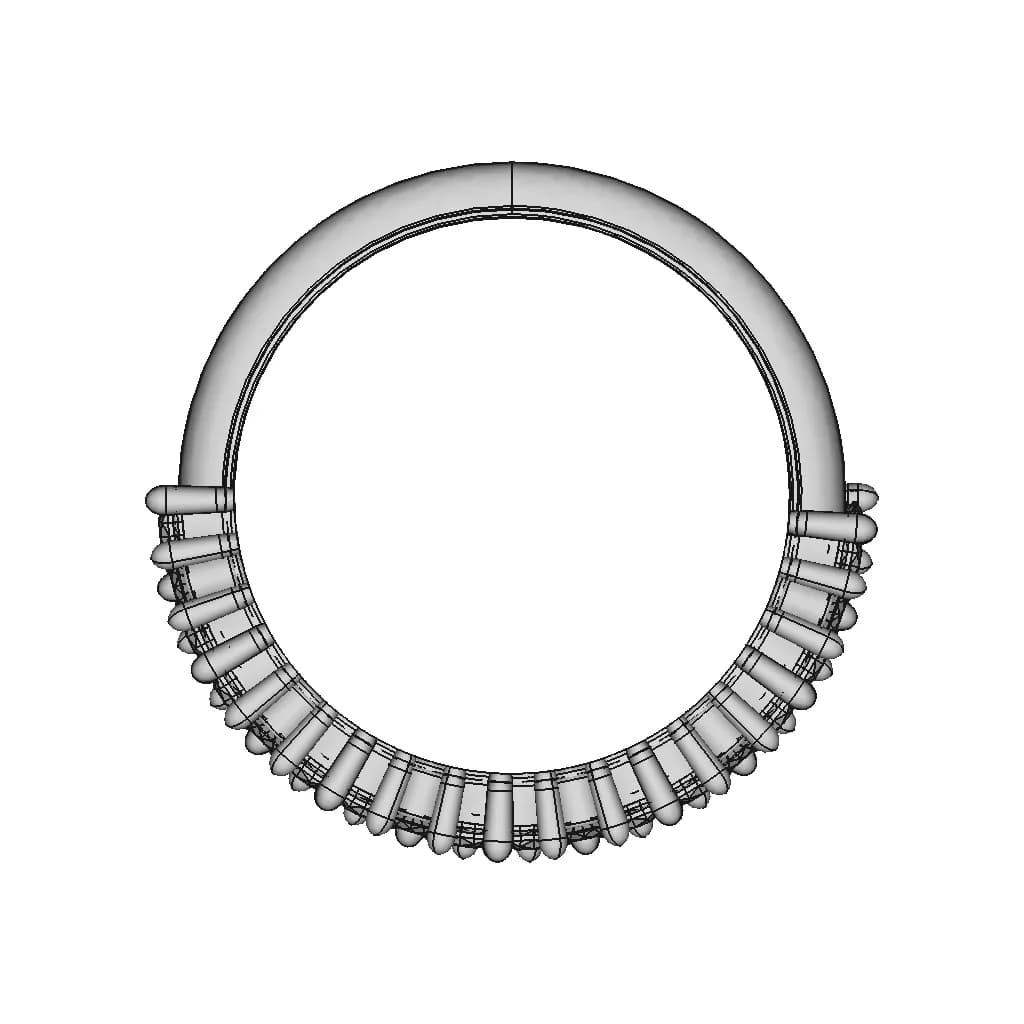 Marquise & Rounds Ring | 3D Engineering Design File_270_0_degree_snapshot