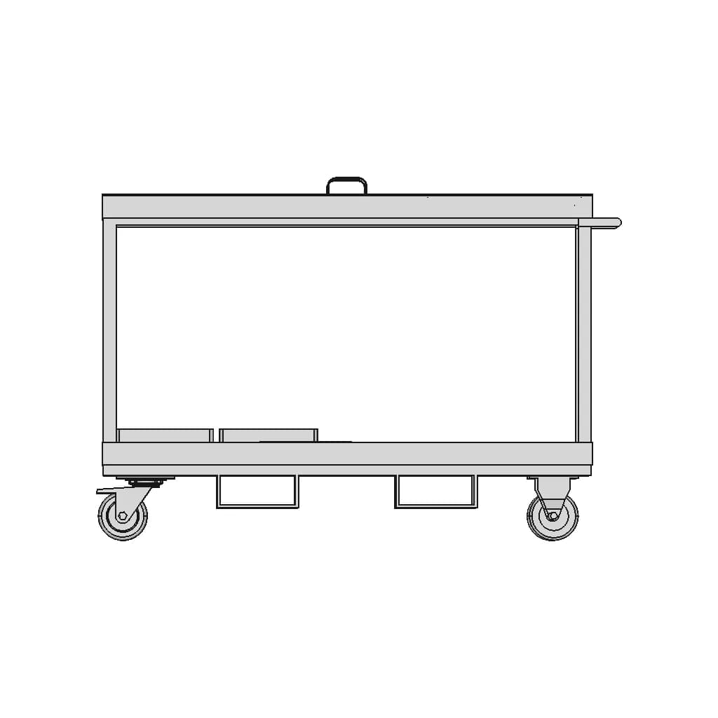 Small Part Wip Material Handling Trolley | 3D Engineering Design File_0_0_degree_snapshot