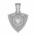 Trilliant Pendant - Standard Mechanical Component_0_0_degree_snapshot