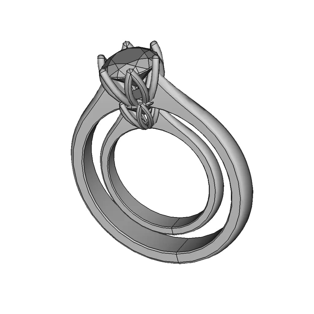 Protea Solitaire | 3D Engineering Design File_60_30_degree_snapshot