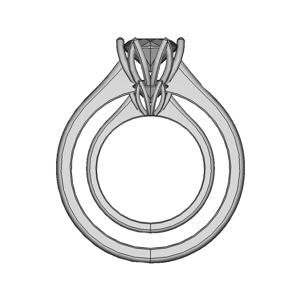 Protea Solitaire | 3D Engineering Design File_90_0_degree_snapshot