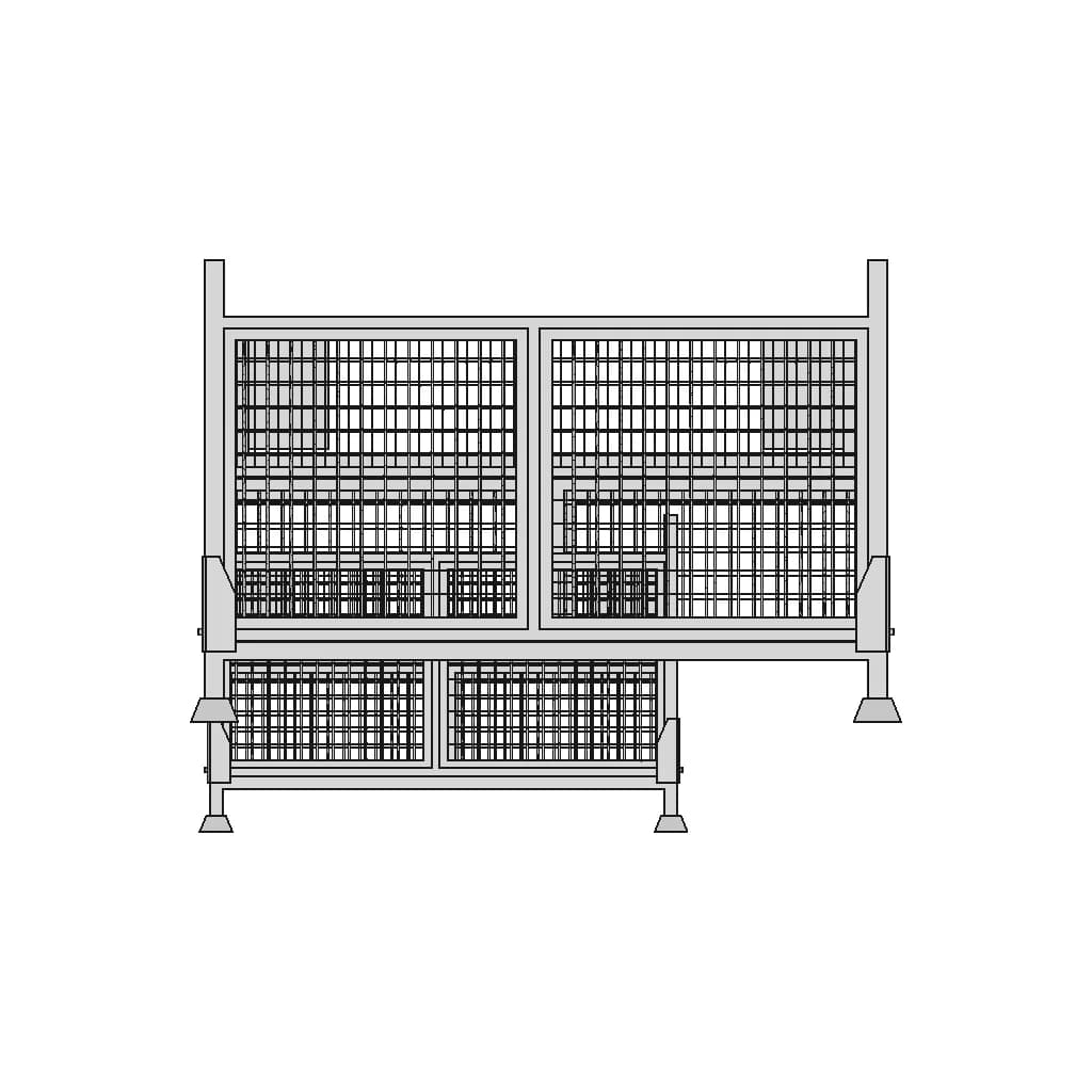 Export Folding Pallet (International Export) - Standard Mechanical Component_0_0_degree_snapshot