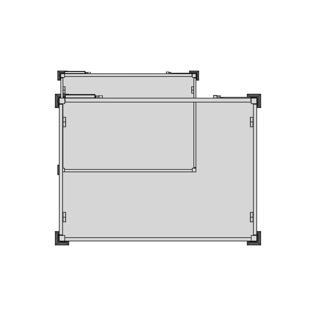 Export Folding Pallet (International Export) - Standard Mechanical Component_270_0_degree_snapshot