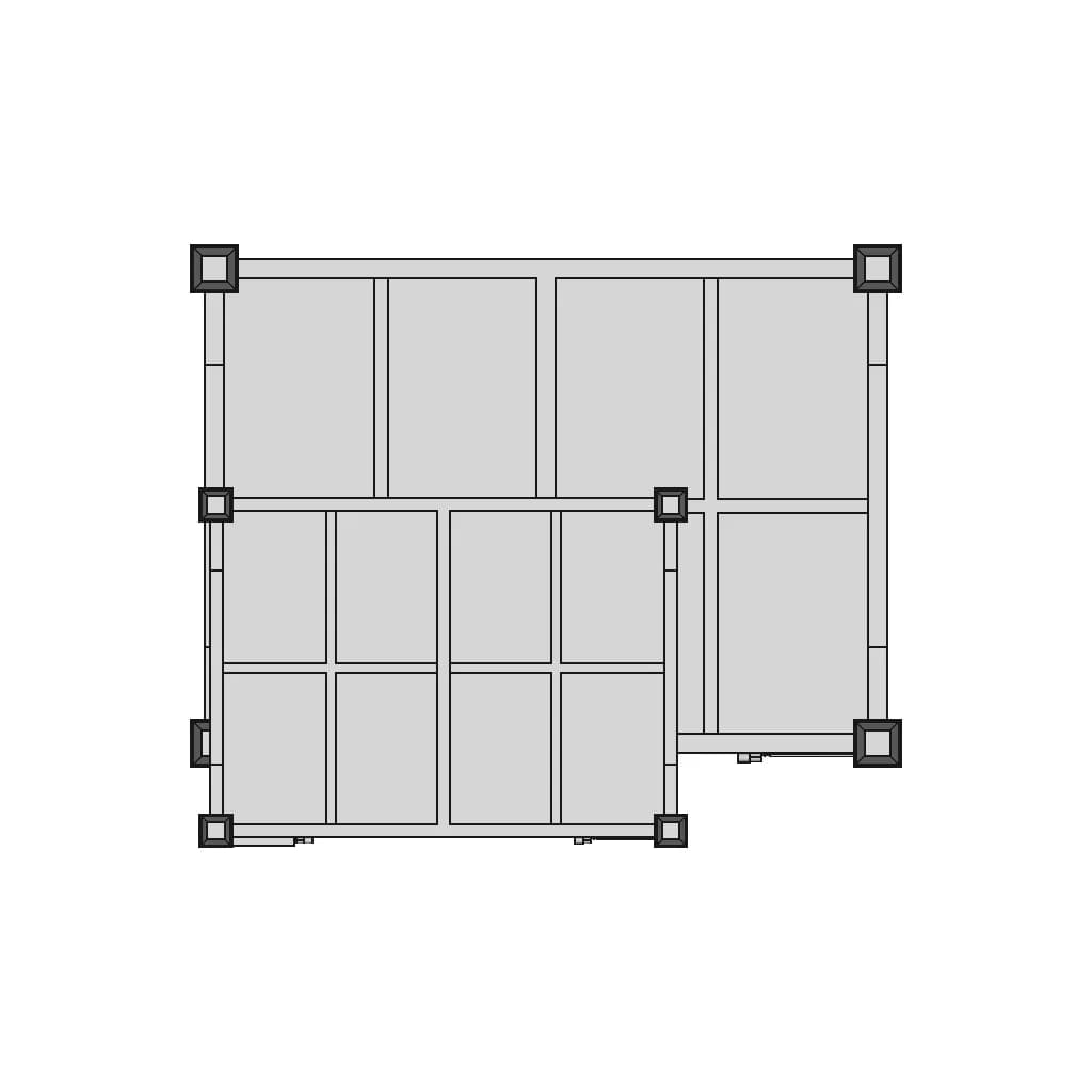 Export Folding Pallet (International Export) - Standard Mechanical Component_90_0_degree_snapshot