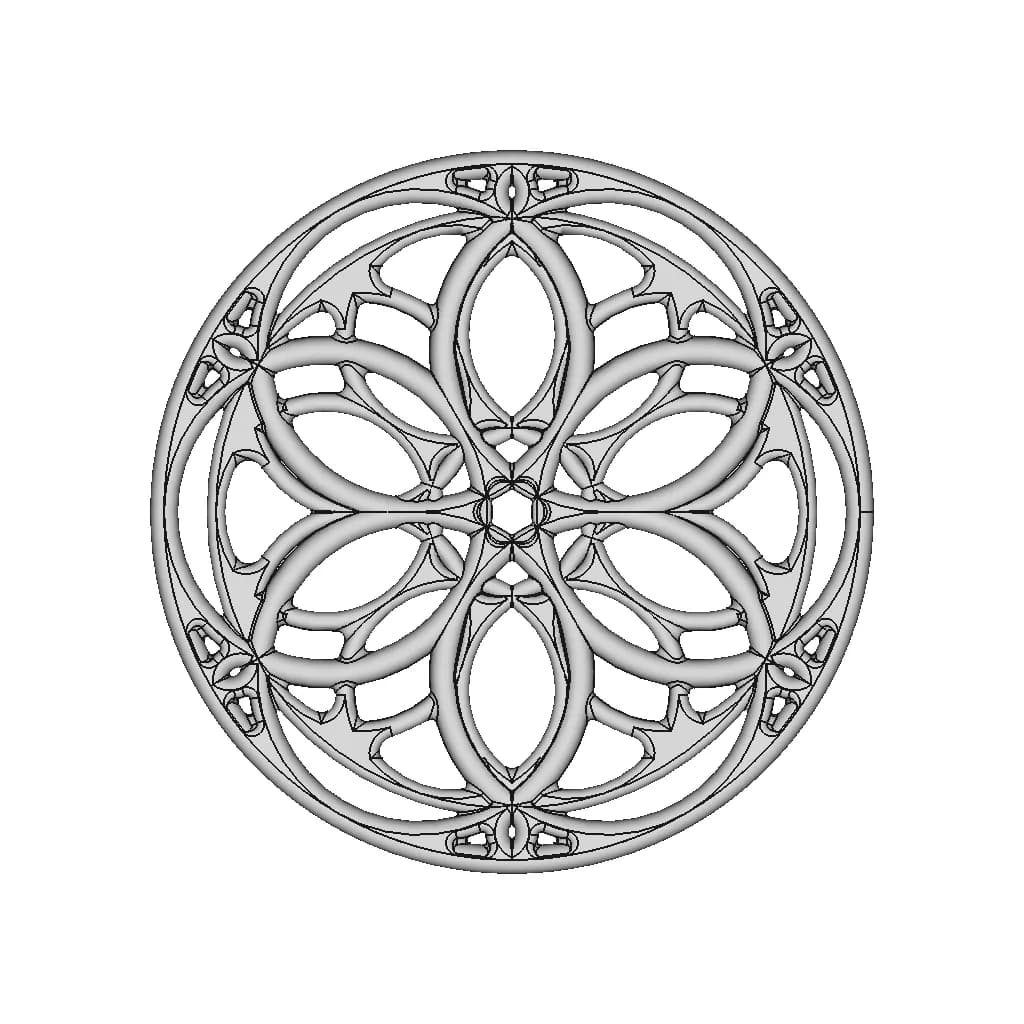 Ornate Wheel - Standard Mechanical Component_0_0_degree_snapshot